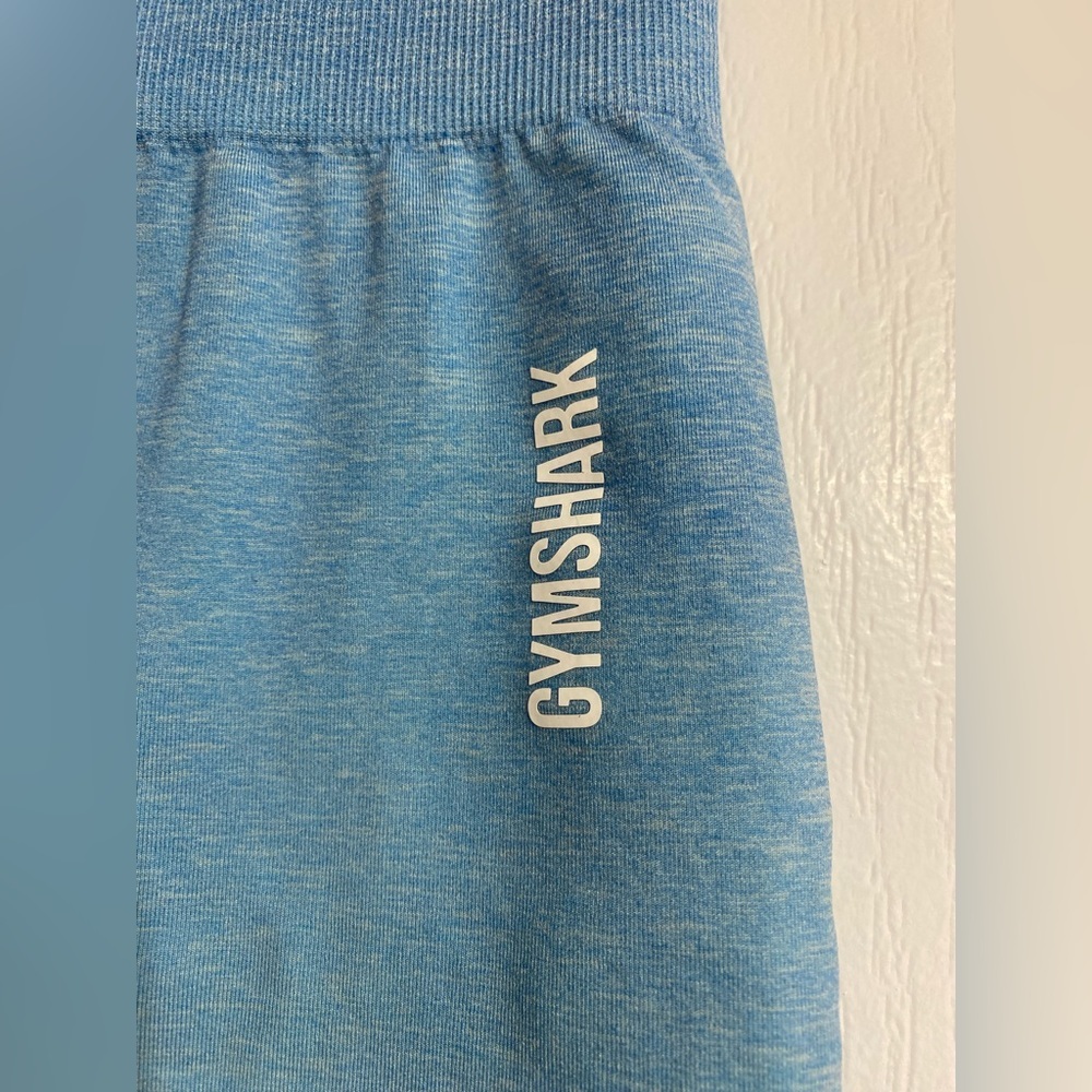 NWOT Gymshark Blue Ombré Athleisure Activewear Workout Gym Leggings Size XS - Picture 5 of 9